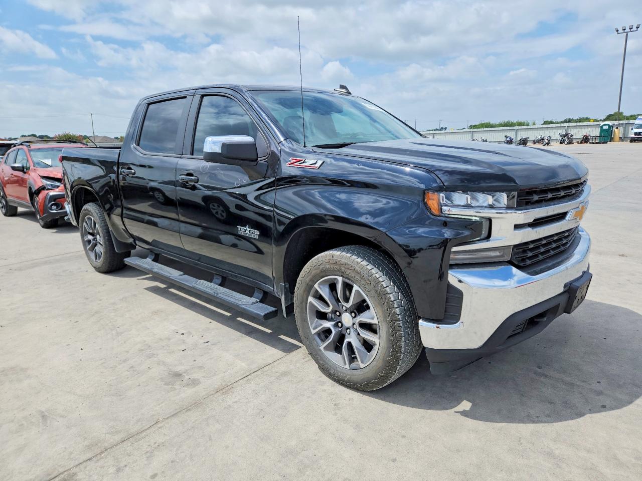 2021 Chevrolet Silverado K1500 Lt Black vin: 3GCUYDED6MG390875