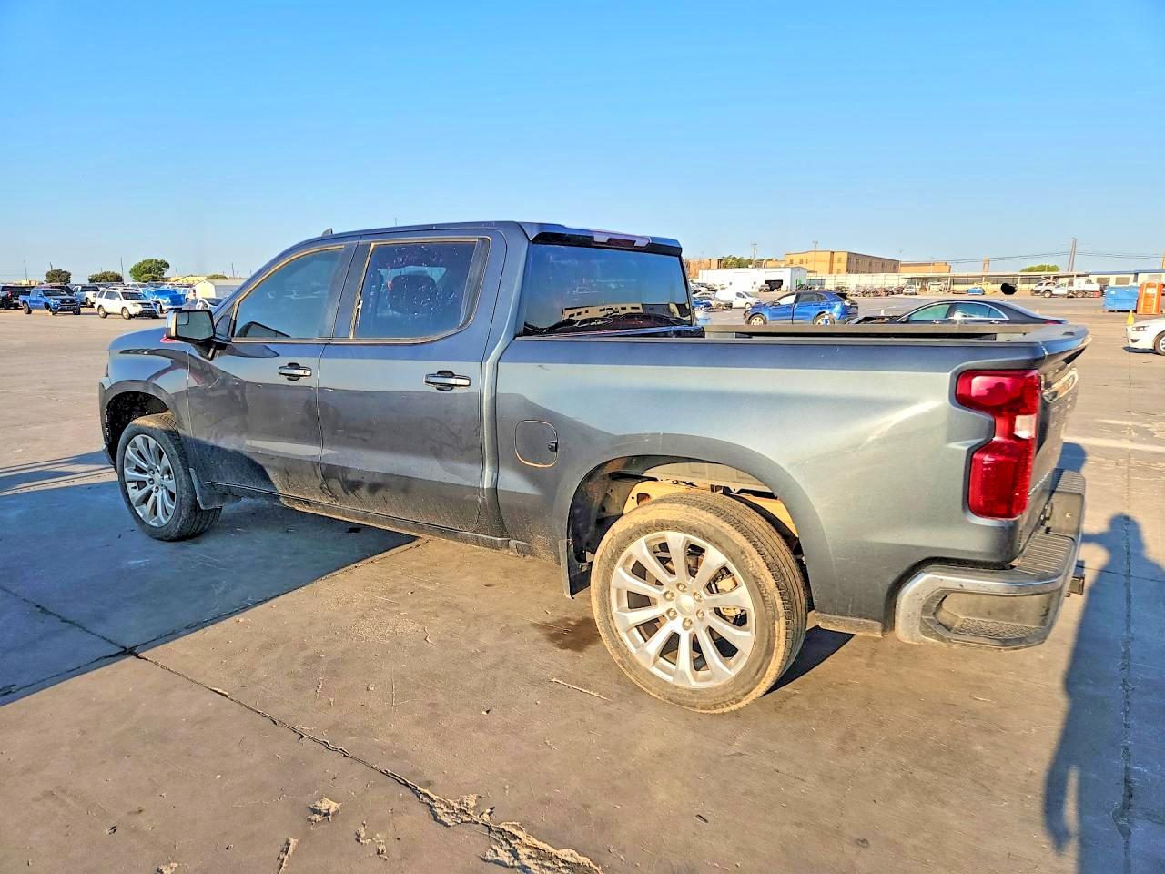 2021 Chevrolet Silverado K1500 Lt Gray vin: 3GCUYDET2MG117648