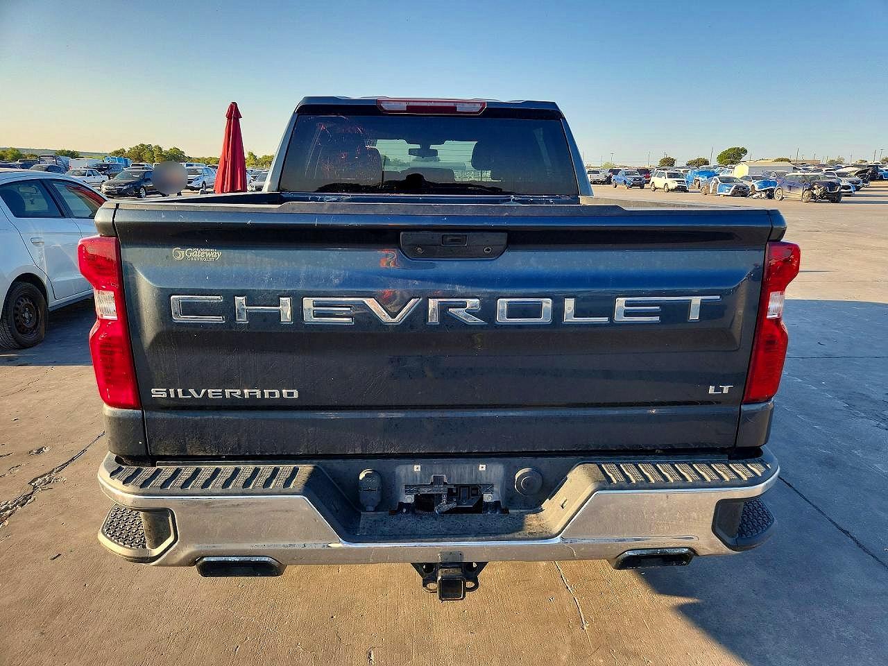 2021 Chevrolet Silverado K1500 Lt Gray vin: 3GCUYDET2MG117648