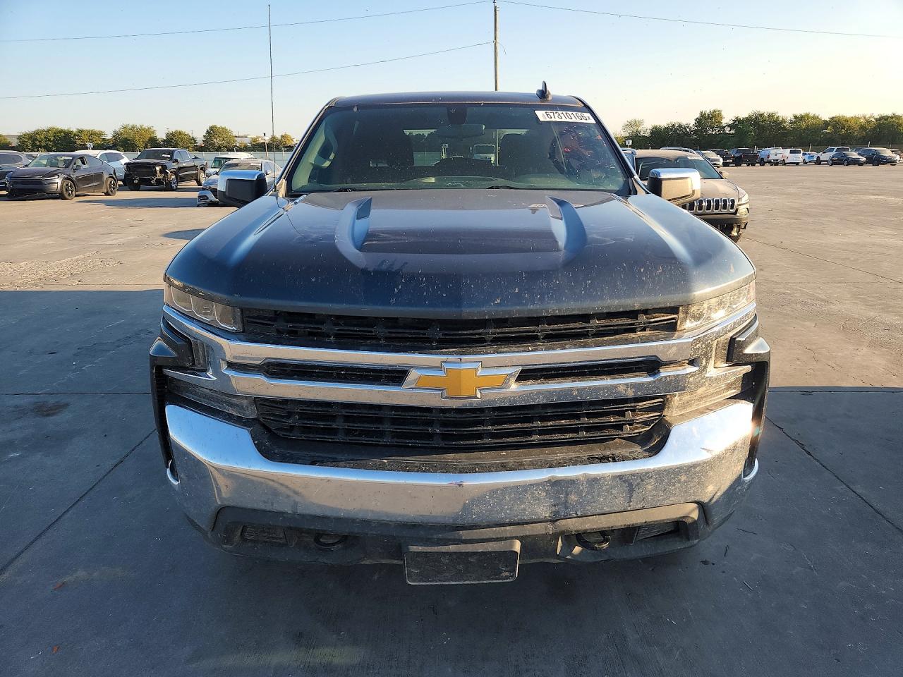 2021 Chevrolet Silverado K1500 Lt Gray vin: 3GCUYDET2MG117648