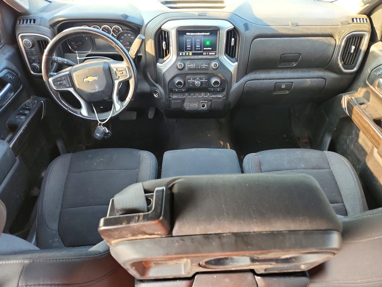 2021 Chevrolet Silverado K1500 Lt Gray vin: 3GCUYDET2MG117648