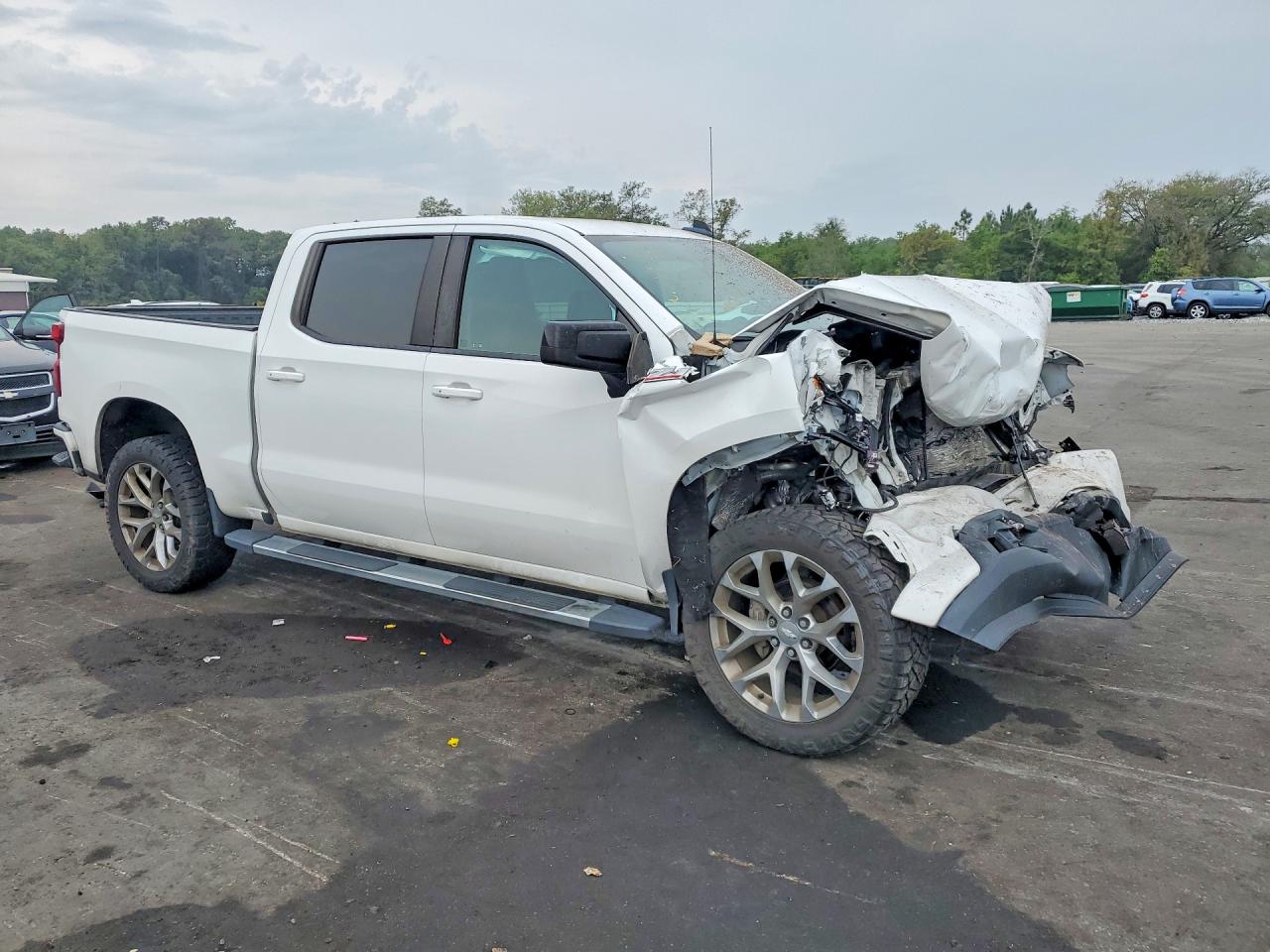 2019 Chevrolet Silverado K1500 Rst Белый vin: 3GCUYEED0KG261713