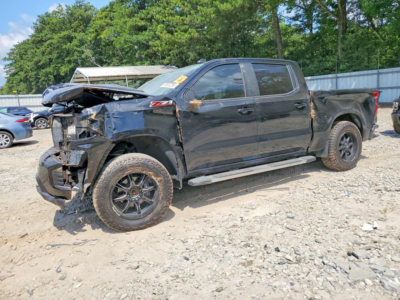 2020 Chevrolet Silverado K1500 Rst Black vin: 3GCUYEED0LG269392