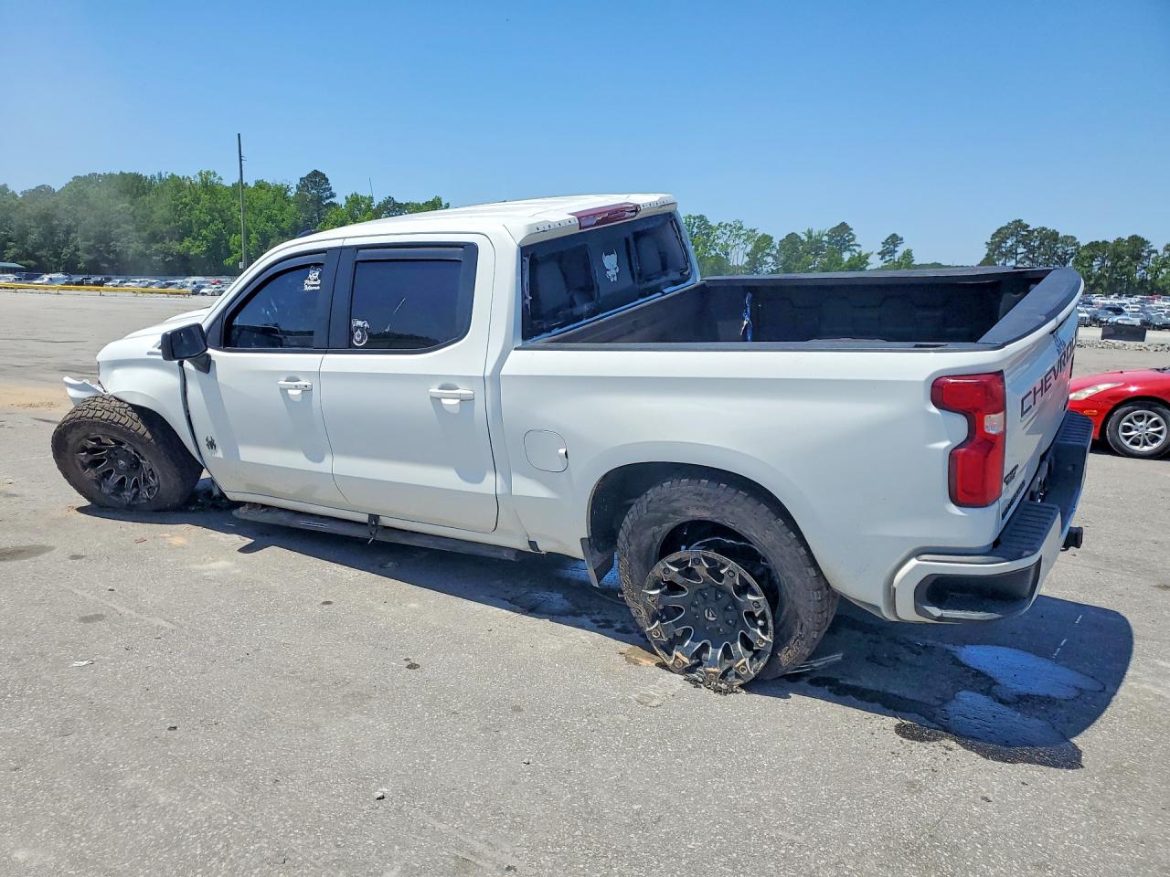 2021 Chevrolet Silverado K1500 Rst Белый vin: 3GCUYEED1MG160506