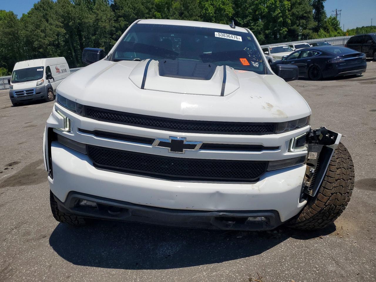2021 Chevrolet Silverado K1500 Rst Белый vin: 3GCUYEED1MG160506