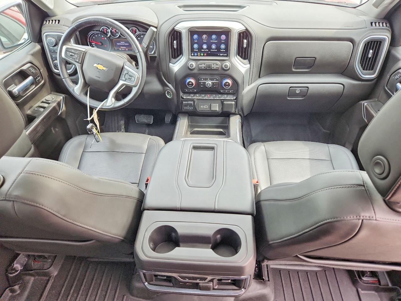 2021 Chevrolet Silverado K1500 Ltz Red vin: 3GCUYGED5MG422703