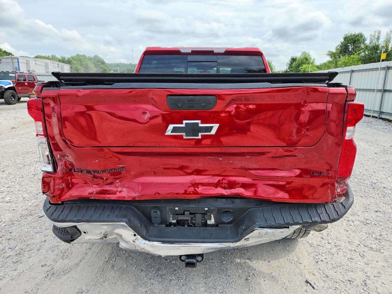 2021 Chevrolet Silverado K1500 Ltz Red vin: 3GCUYGED5MG422703