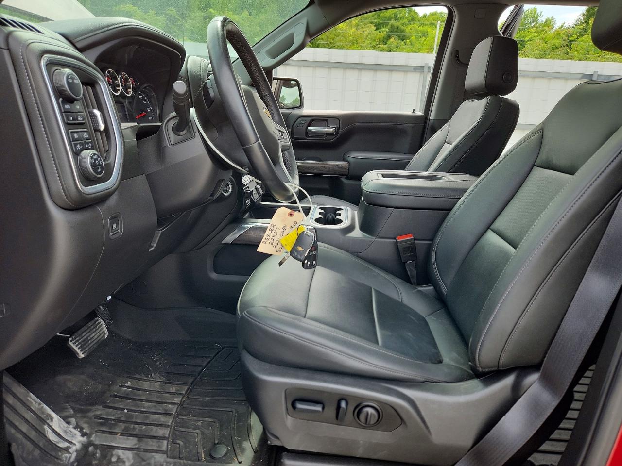 2021 Chevrolet Silverado K1500 Ltz Red vin: 3GCUYGED5MG422703