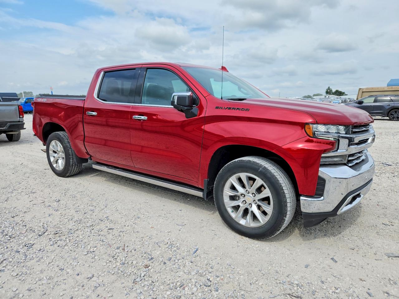2021 Chevrolet Silverado K1500 Ltz Red vin: 3GCUYGED5MG422703