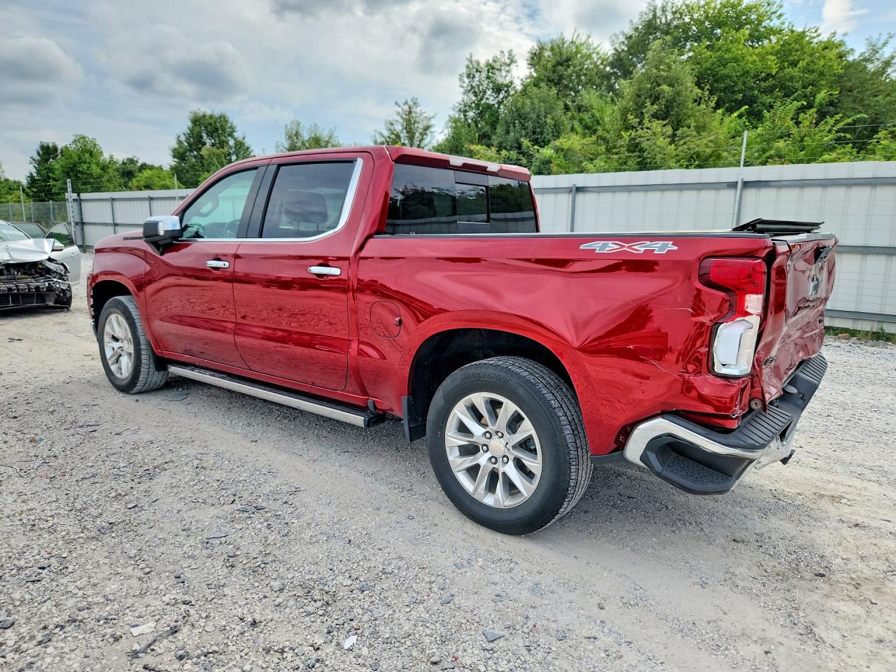 2021 Chevrolet Silverado K1500 Ltz Red vin: 3GCUYGED5MG422703