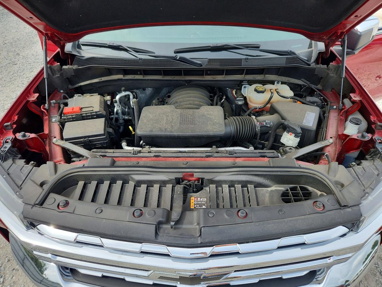 2021 Chevrolet Silverado K1500 Ltz Red vin: 3GCUYGED5MG422703