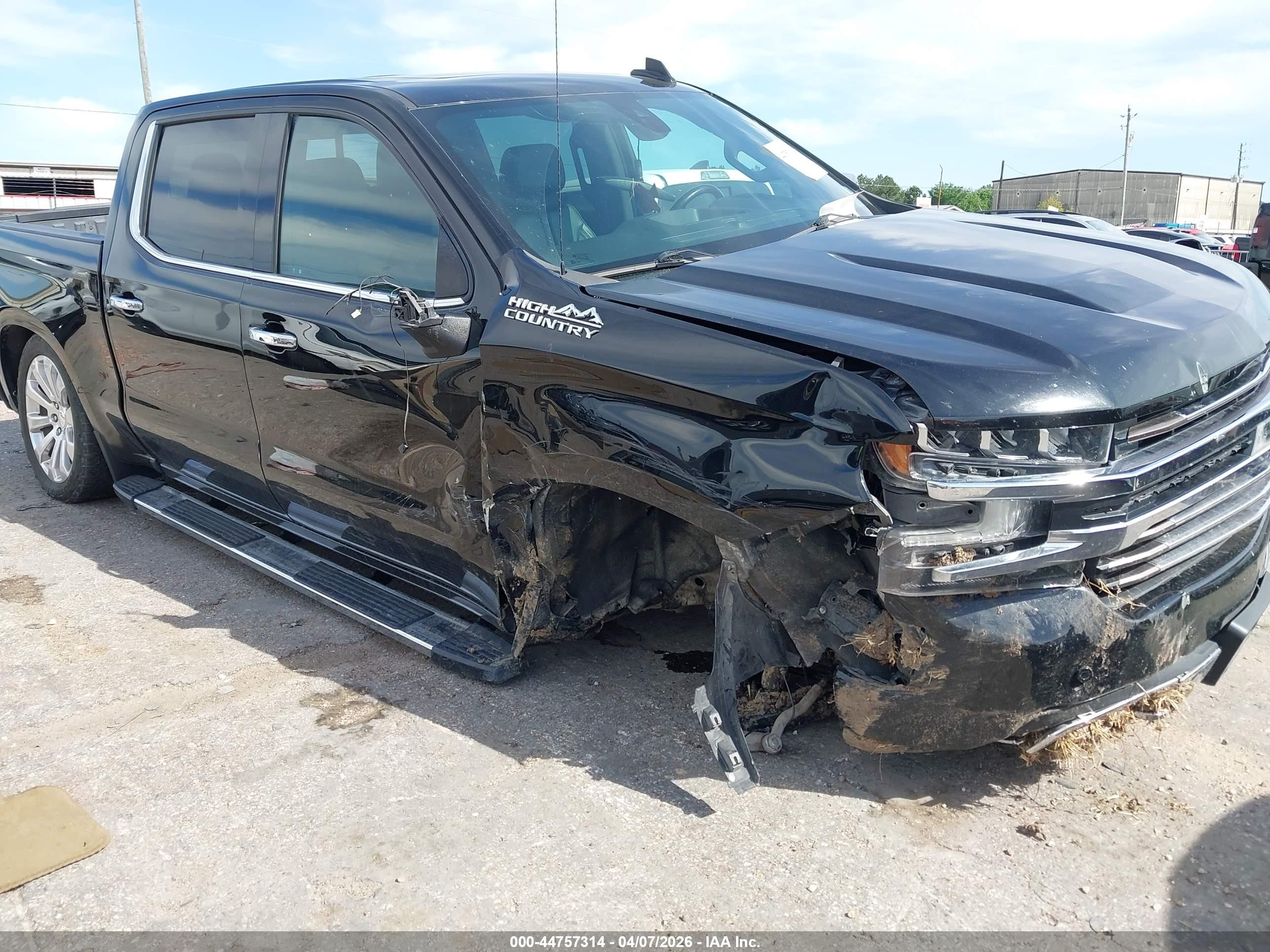 2022 Chevrolet Silverado 1500 Ltd 4wd  Short Bed High Country Black vin: 3GCUYHED9NG200138