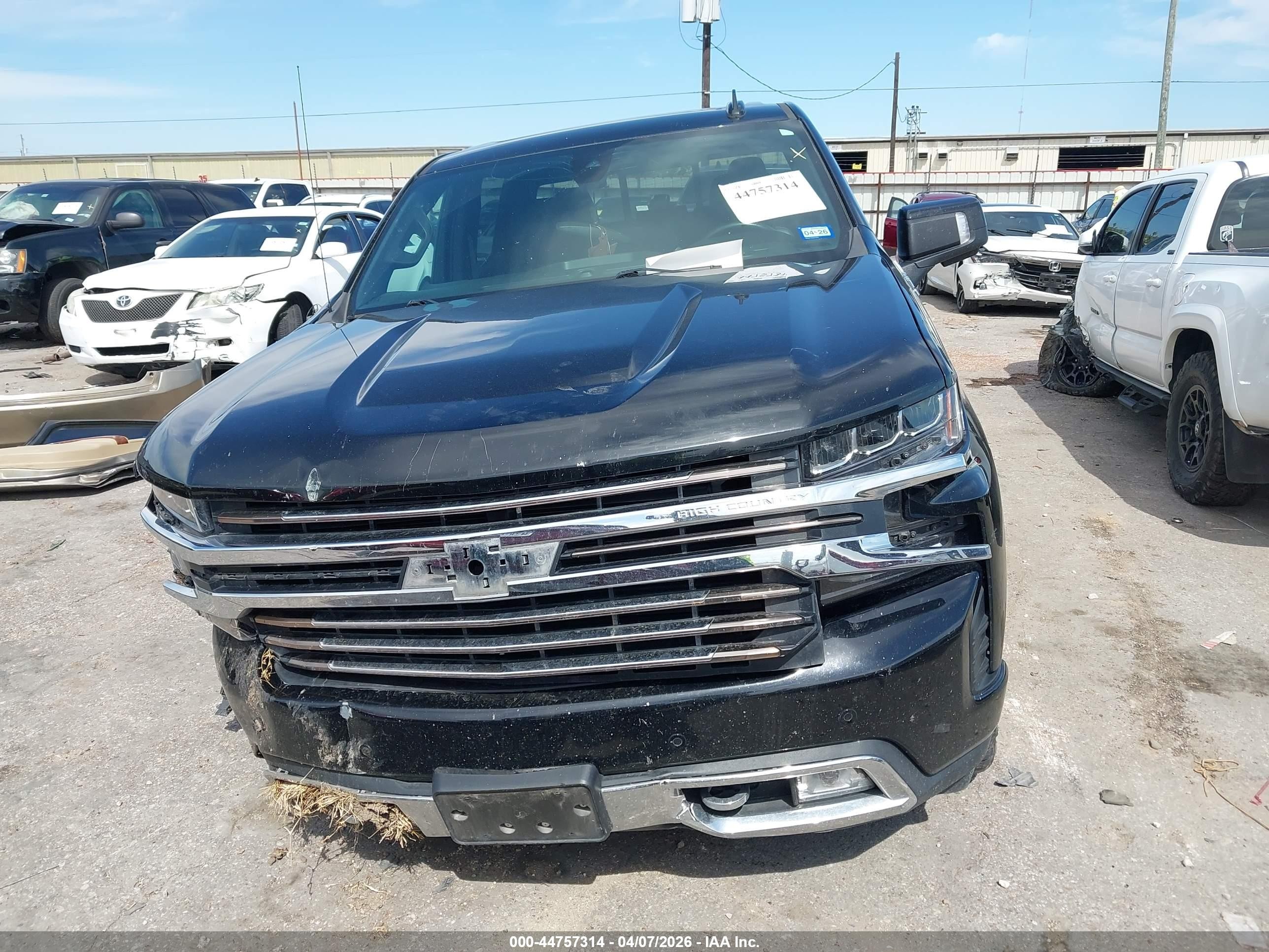 2022 Chevrolet Silverado 1500 Ltd 4wd  Short Bed High Country Black vin: 3GCUYHED9NG200138