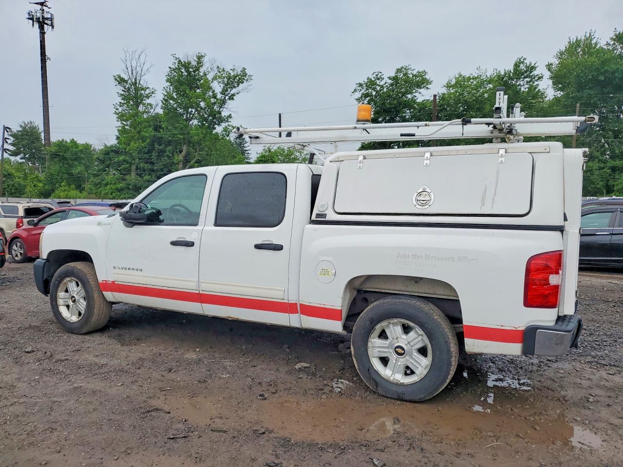 2010 Chevrolet Silverado C1500 Hybrid White vin: 3GCXCUEJ8AG252204