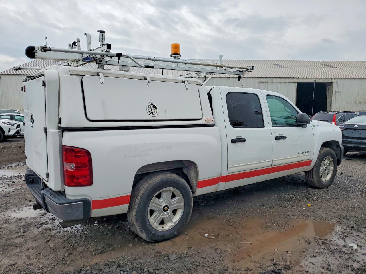 2010 Chevrolet Silverado C1500 Hybrid White vin: 3GCXCUEJ8AG252204