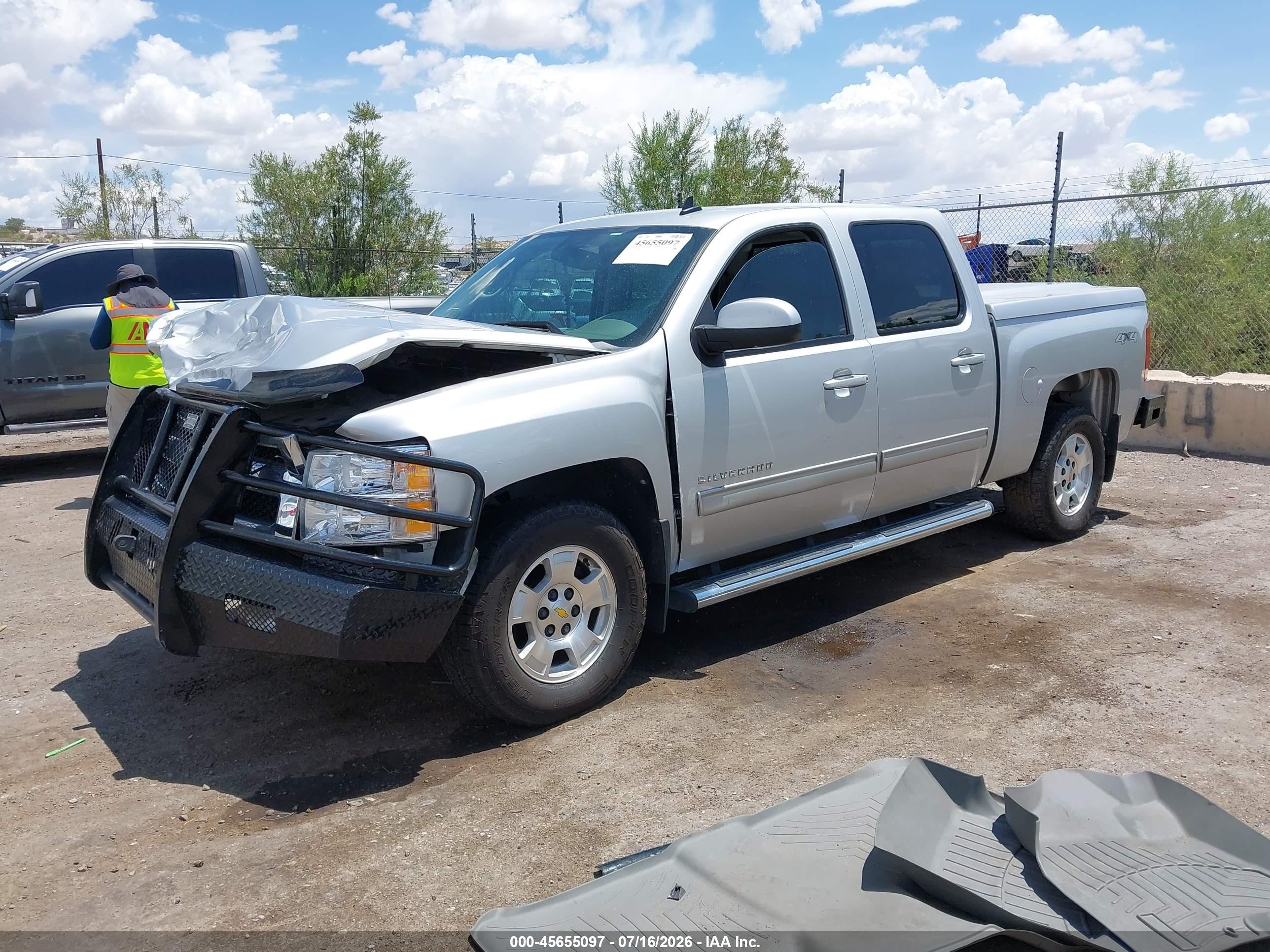 2010 Chevrolet Silverado 1500 Ltz Серебряный vin: 3GCXKTE27AG187626