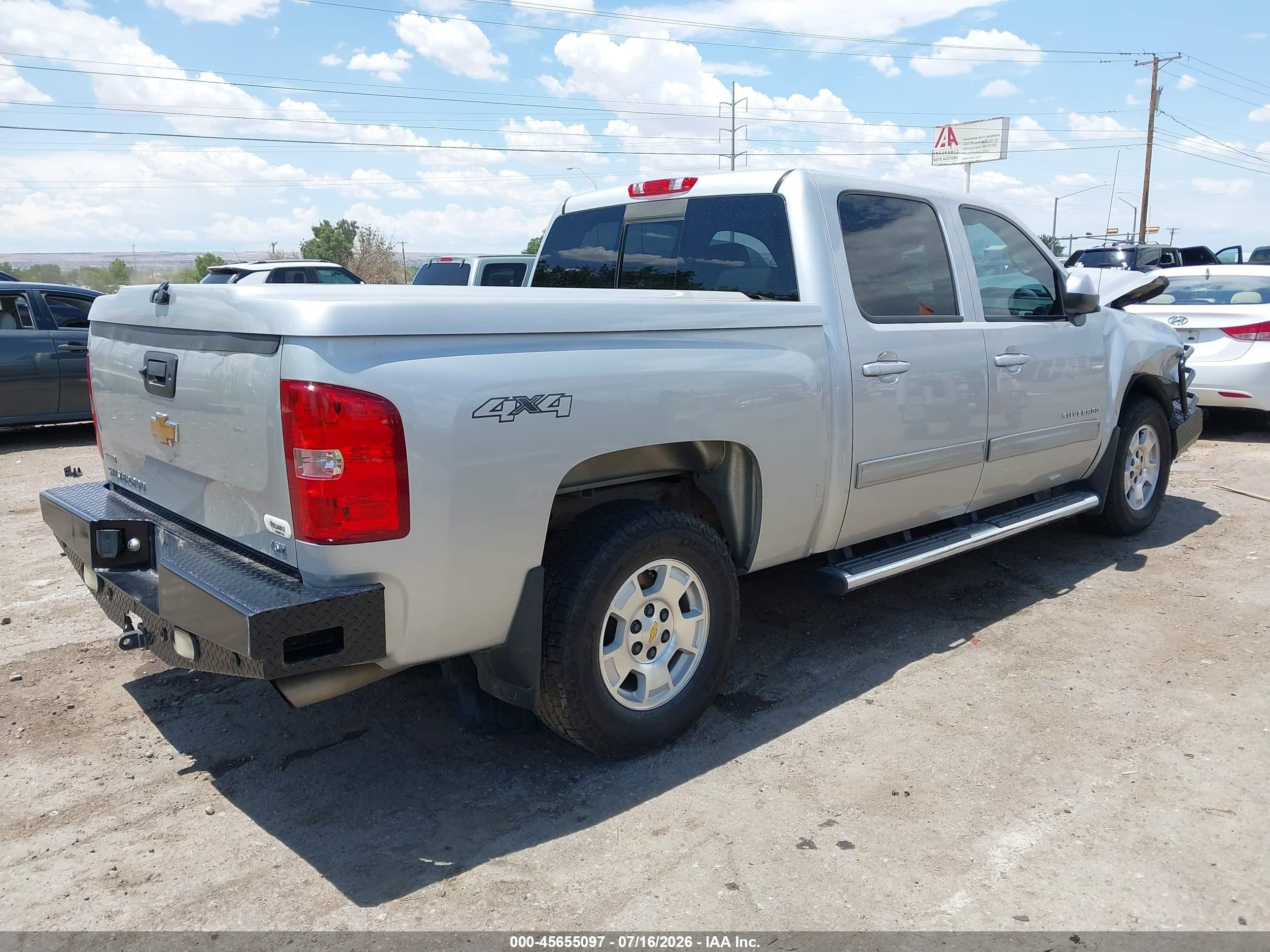 2010 Chevrolet Silverado 1500 Ltz Серебряный vin: 3GCXKTE27AG187626