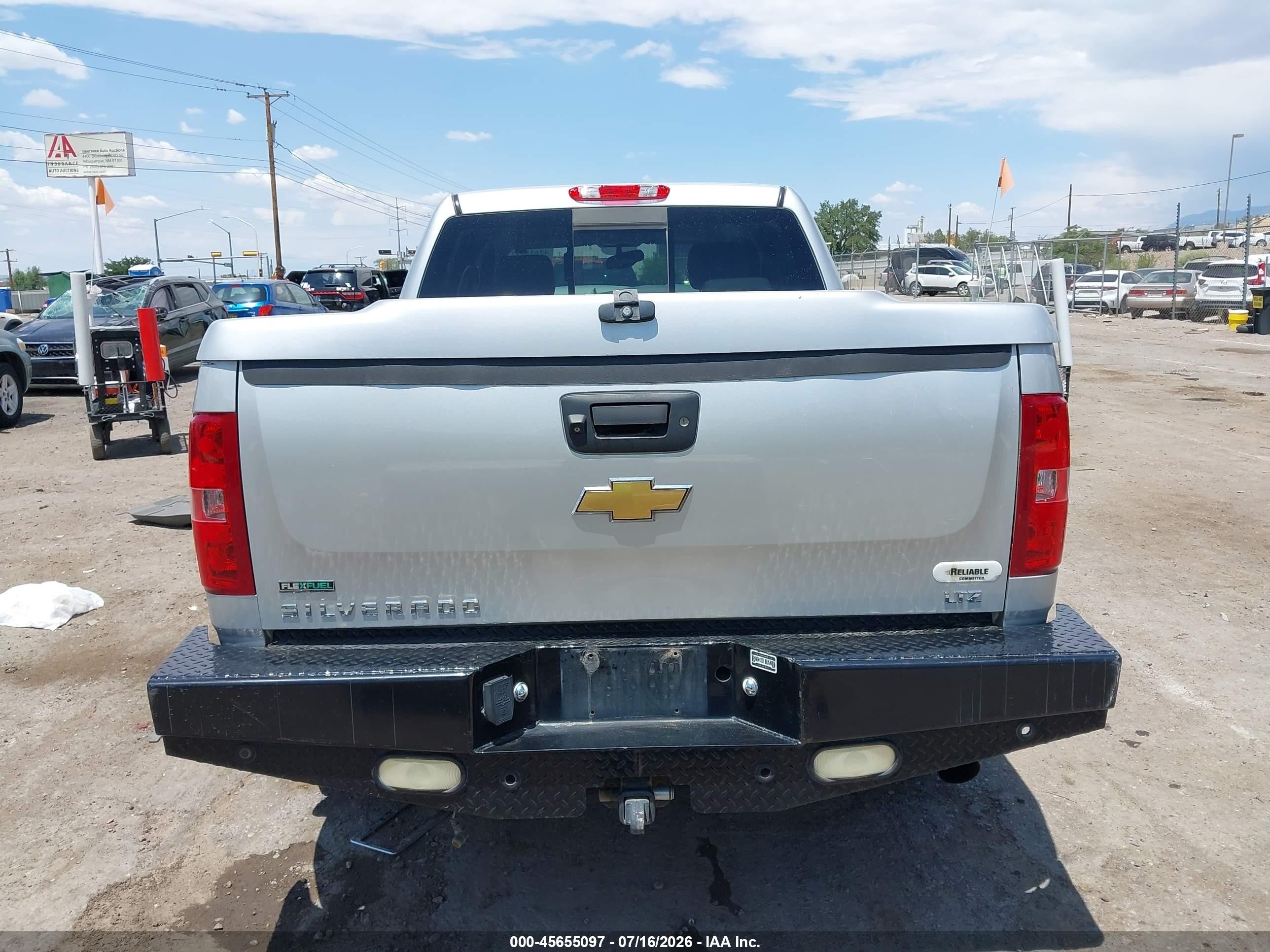 2010 Chevrolet Silverado 1500 Ltz Серебряный vin: 3GCXKTE27AG187626