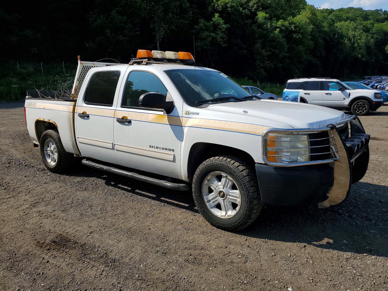 2010 Chevrolet Silverado K1500 Hybrid White vin: 3GCXKUEJ0AG216204