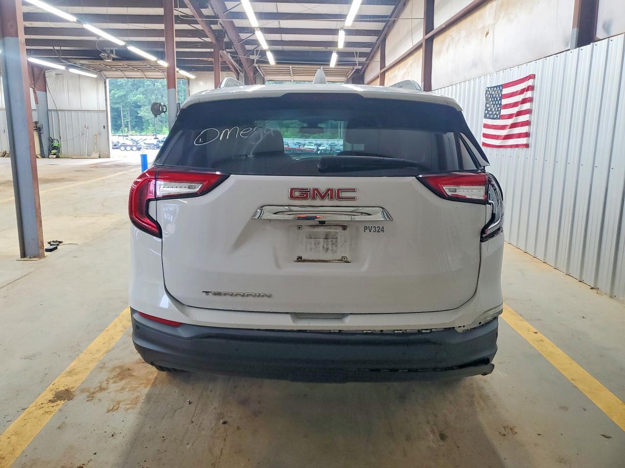 2024 Gmc Terrain Sle White vin: 3GKALMEG1RL201595