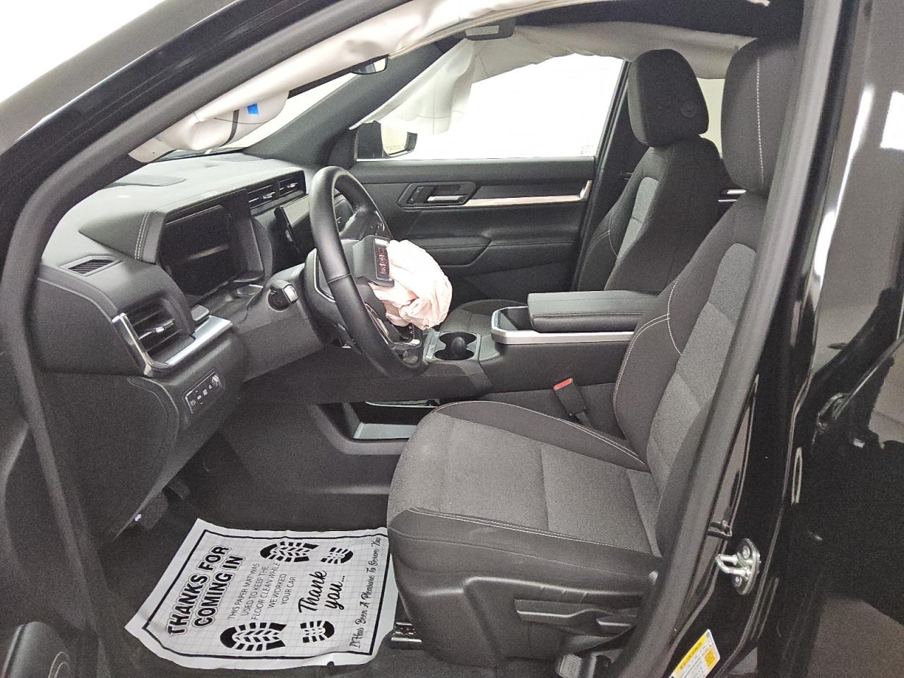 2025 Gmc Terrain Elevation Black vin: 3GKALMEG2SL323761 Damage: Left Side Curtain Air Bag, Deployed, Replacement Required