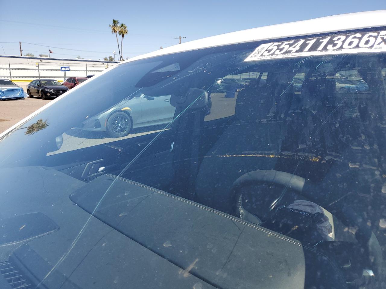 2026 Gmc Terrain Elevation White vin: 3GKALMEG4TL436368 Damage: Windshield, Cracked, > 12 Inches