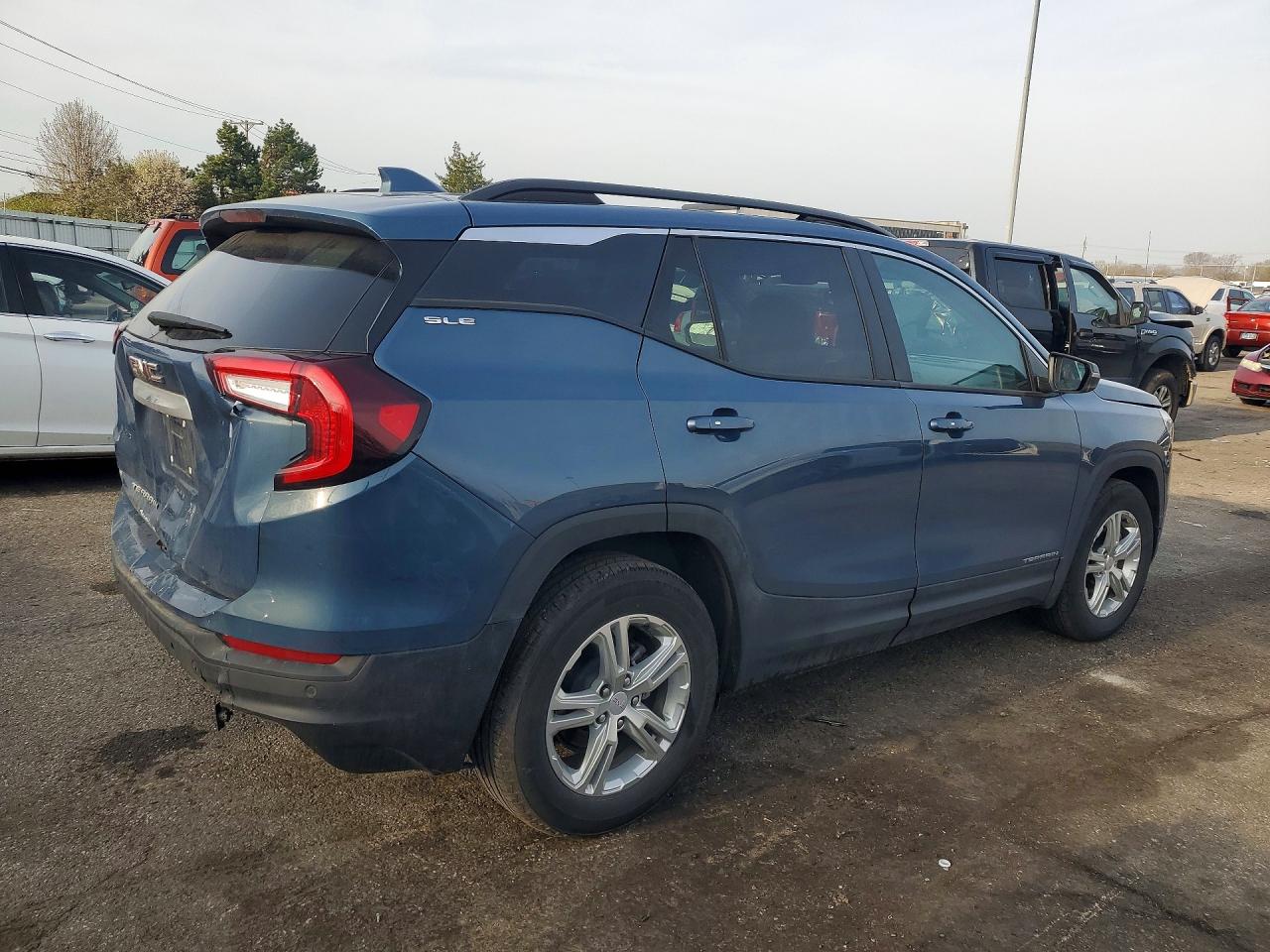 2024 Gmc Terrain Sle Синий vin: 3GKALMEG5RL223020