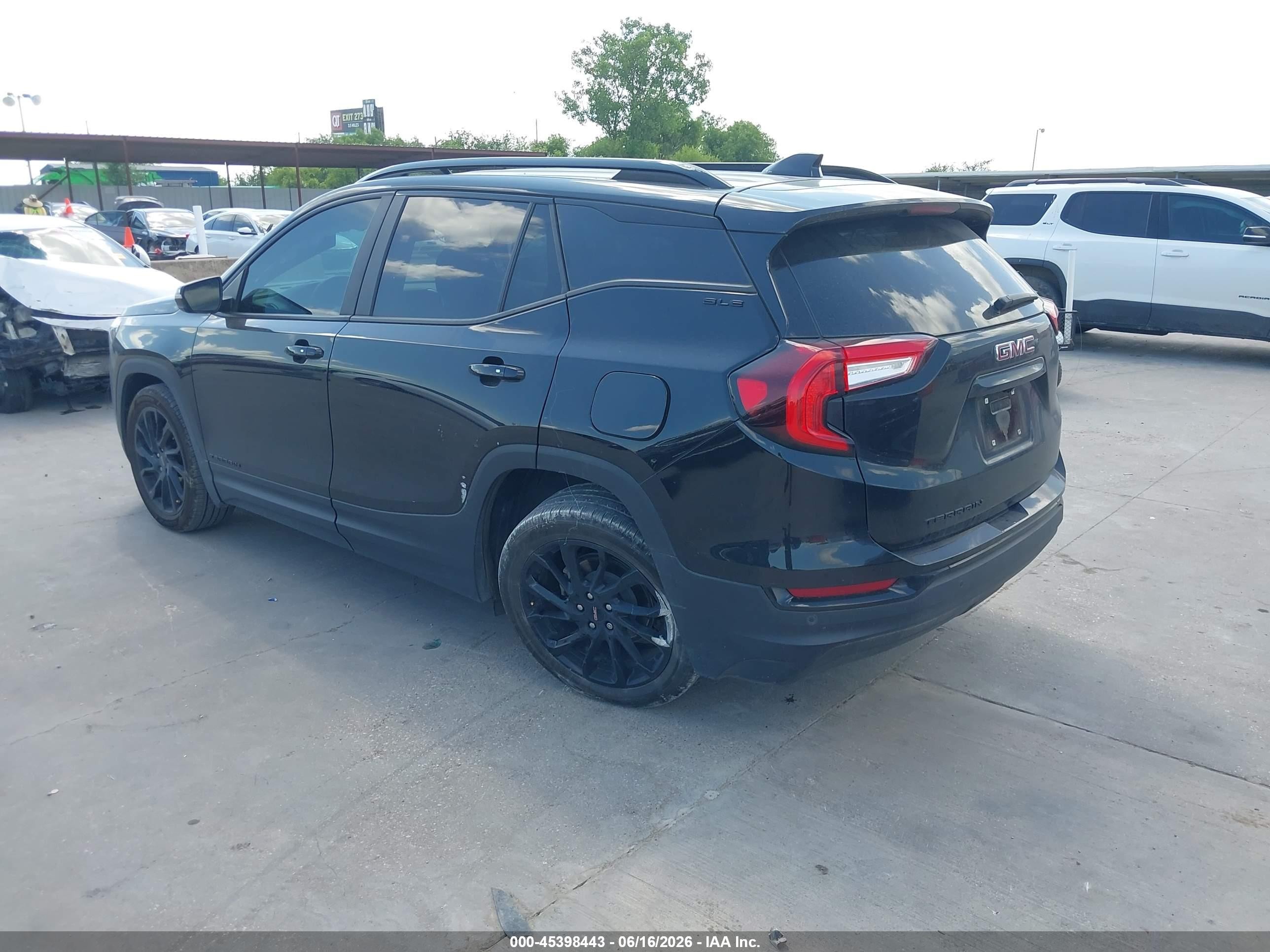 2024 Gmc Terrain Fwd Sle Black vin: 3GKALMEG8RL115300