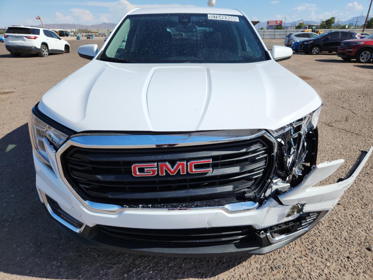 2024 Gmc Terrain Sle White vin: 3GKALMEG8RL389922 Damage: Grille, Broken, Replacement Required