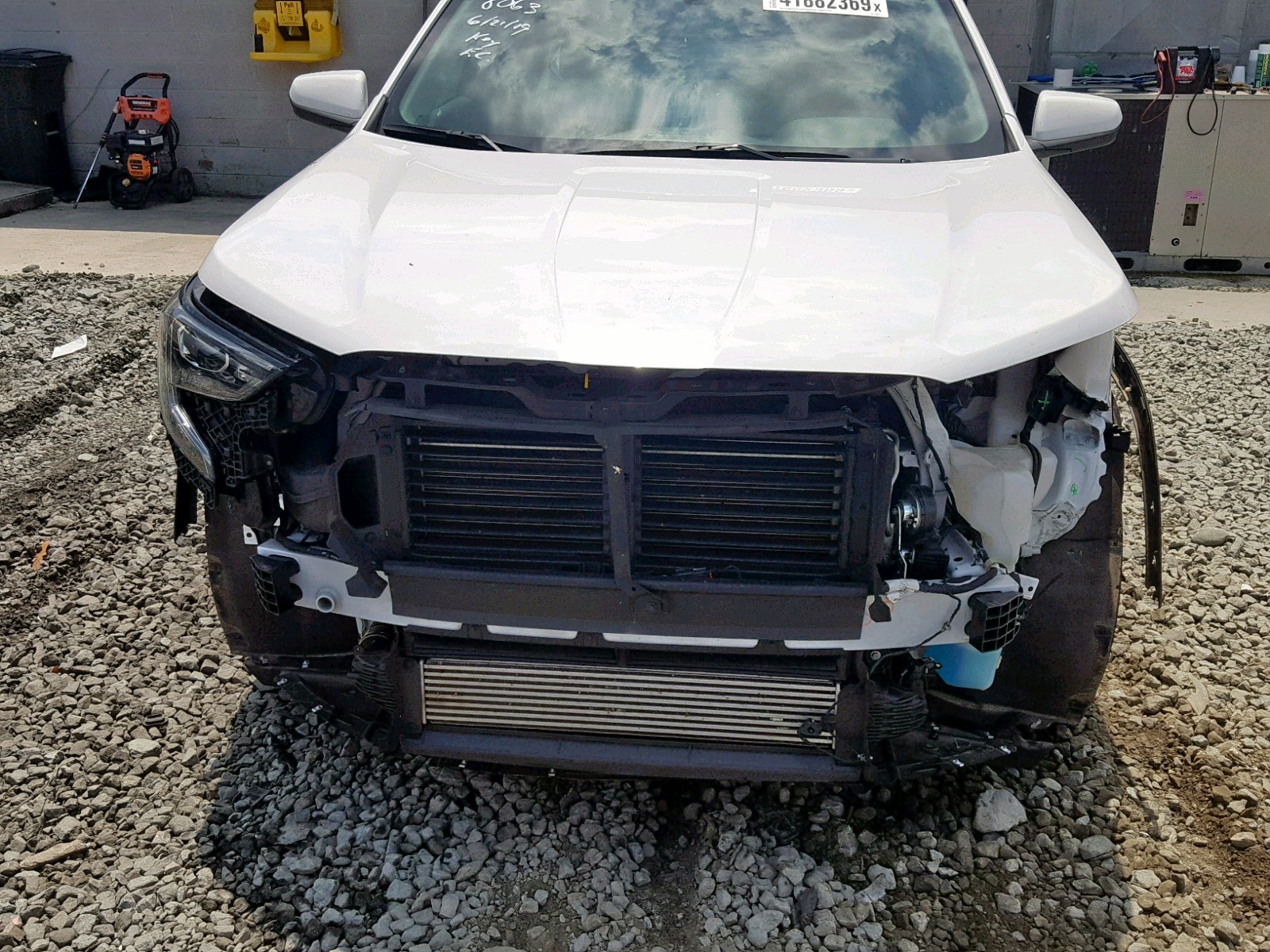 2018 Gmc Terrain Sle White vin: 3GKALMEV0JL158063