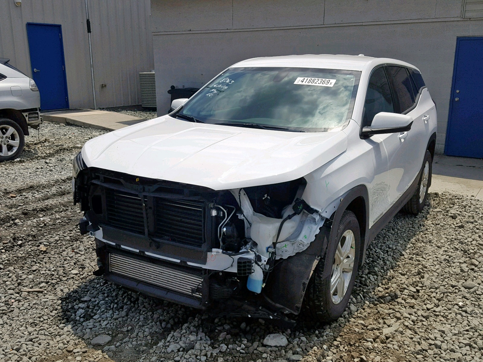 2018 Gmc Terrain Sle White vin: 3GKALMEV0JL158063