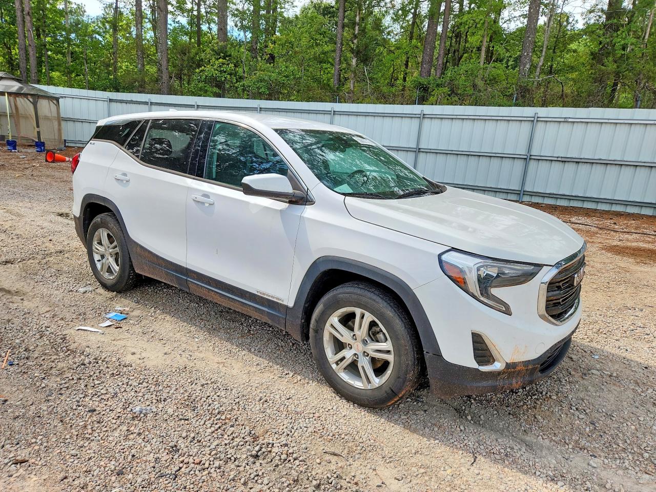 2018 Gmc Terrain Sle White vin: 3GKALMEV0JL158063