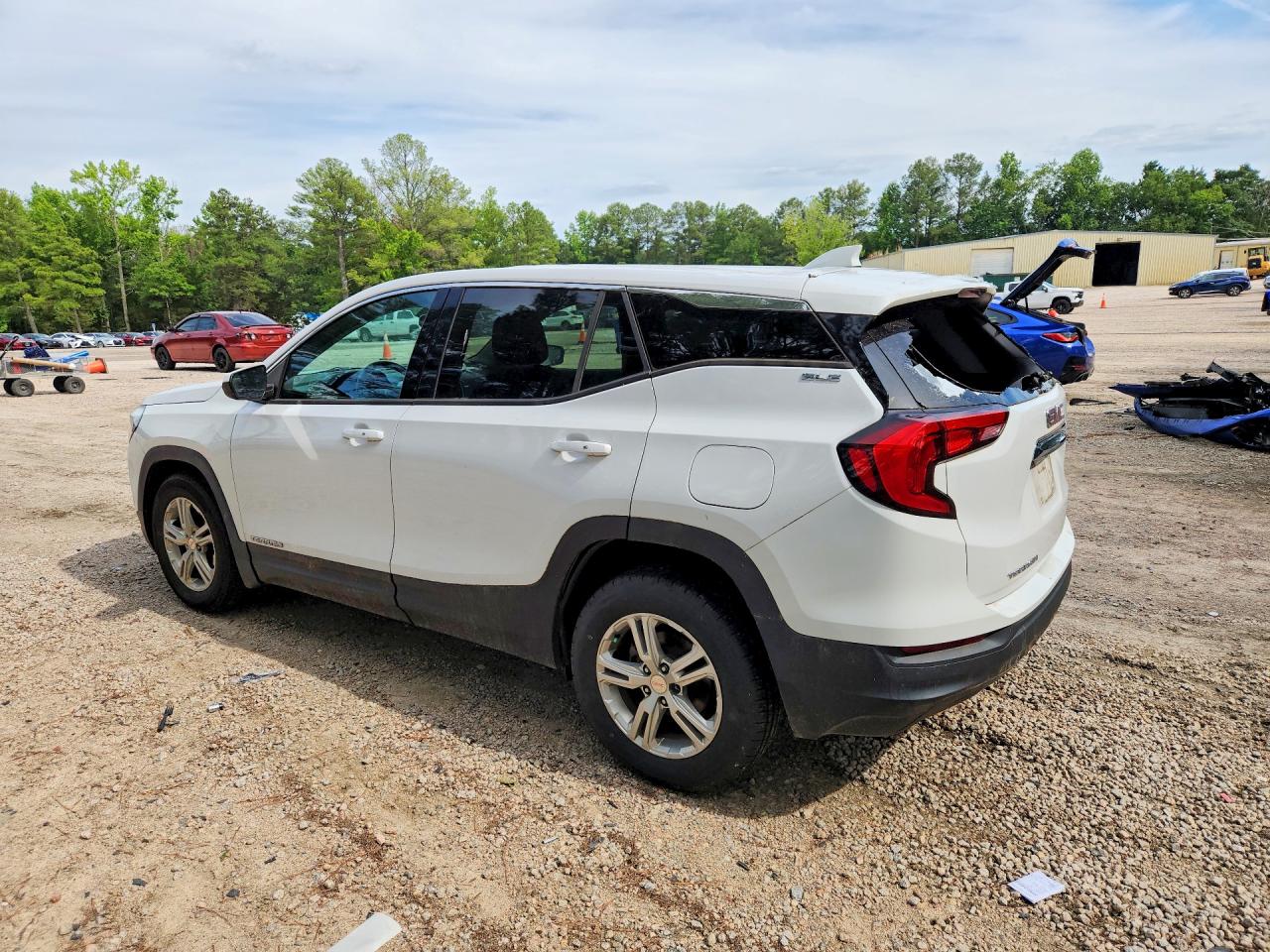 2018 Gmc Terrain Sle White vin: 3GKALMEV0JL158063