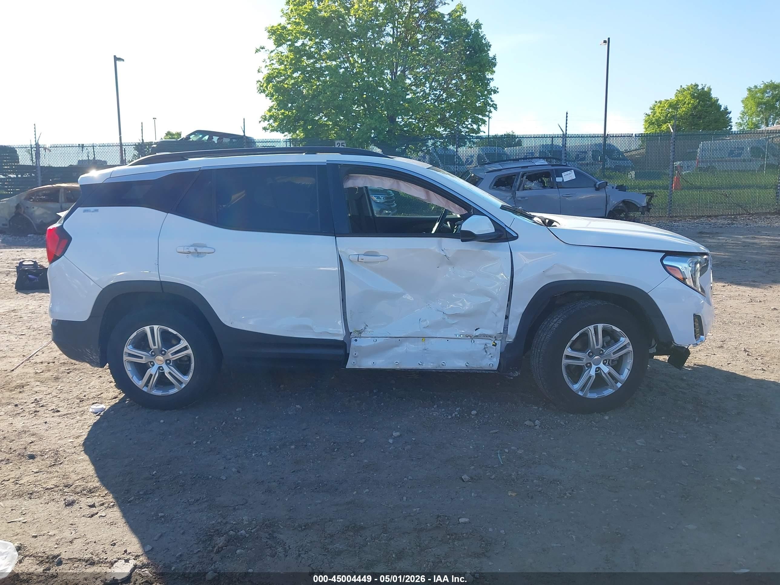 2018 Gmc Terrain Sle White vin: 3GKALMEV0JL250158