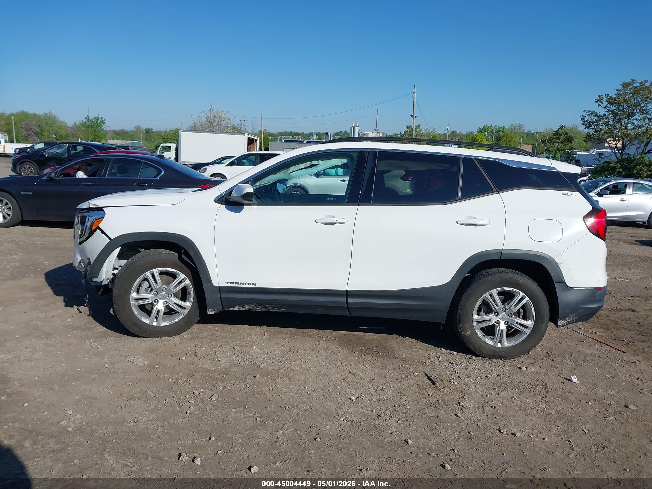 2018 Gmc Terrain Sle White vin: 3GKALMEV0JL250158