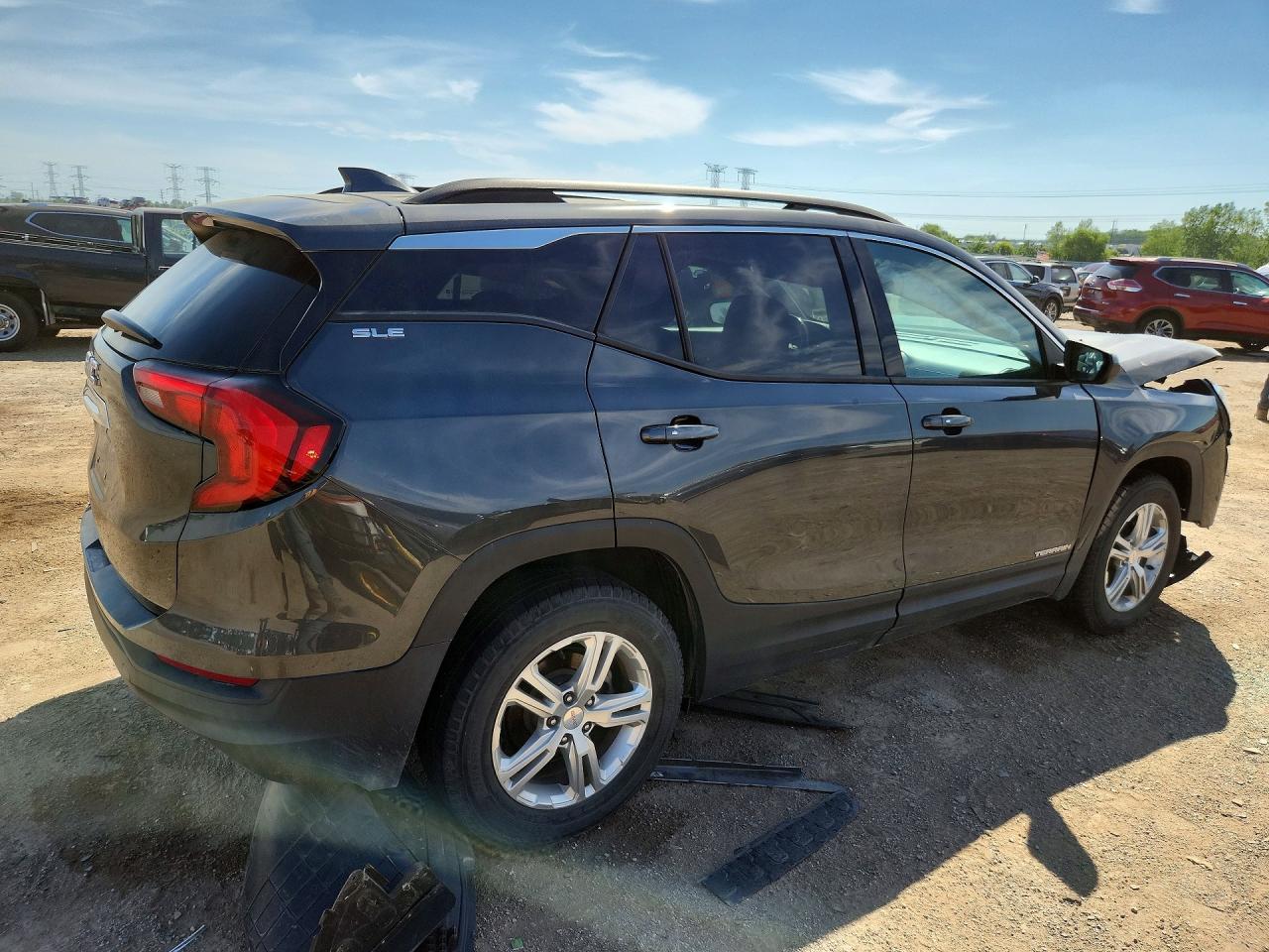 2018 Gmc Terrain Sle Gray vin: 3GKALMEV0JL380862
