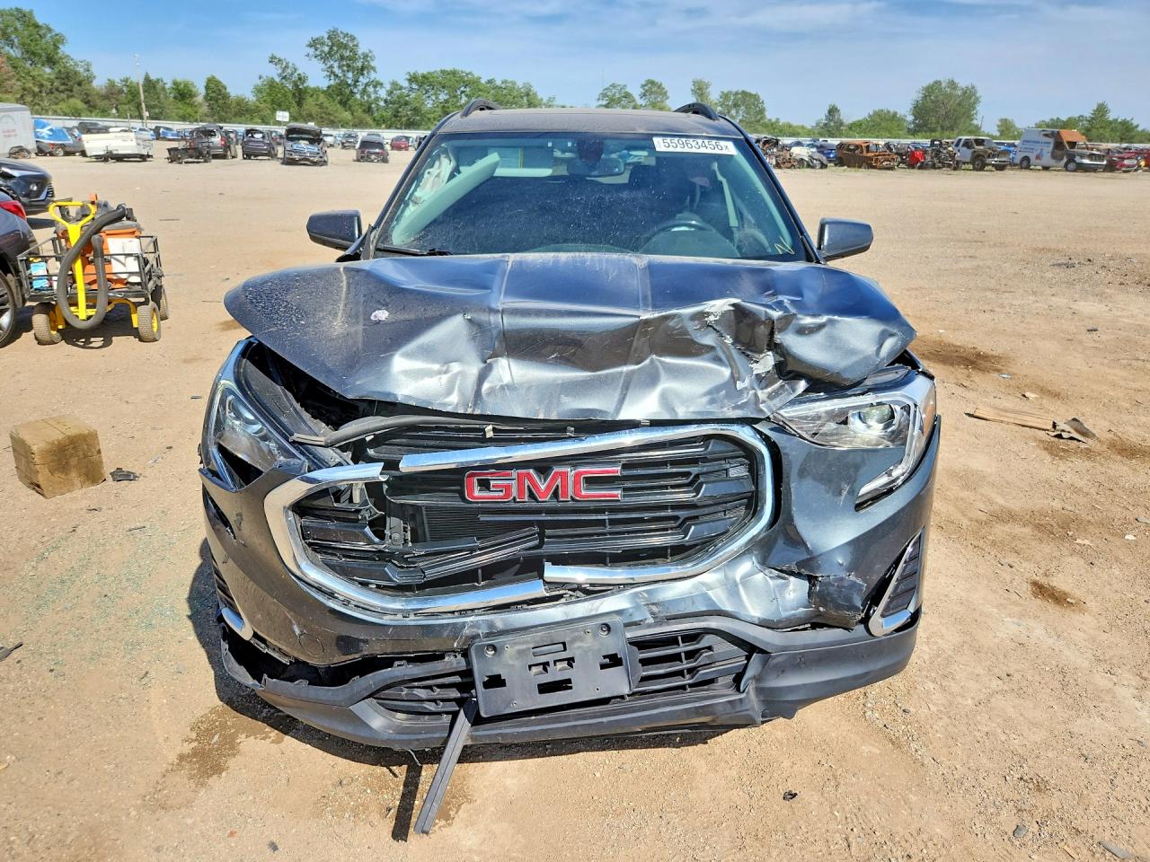 2018 Gmc Terrain Sle Gray vin: 3GKALMEV0JL380862