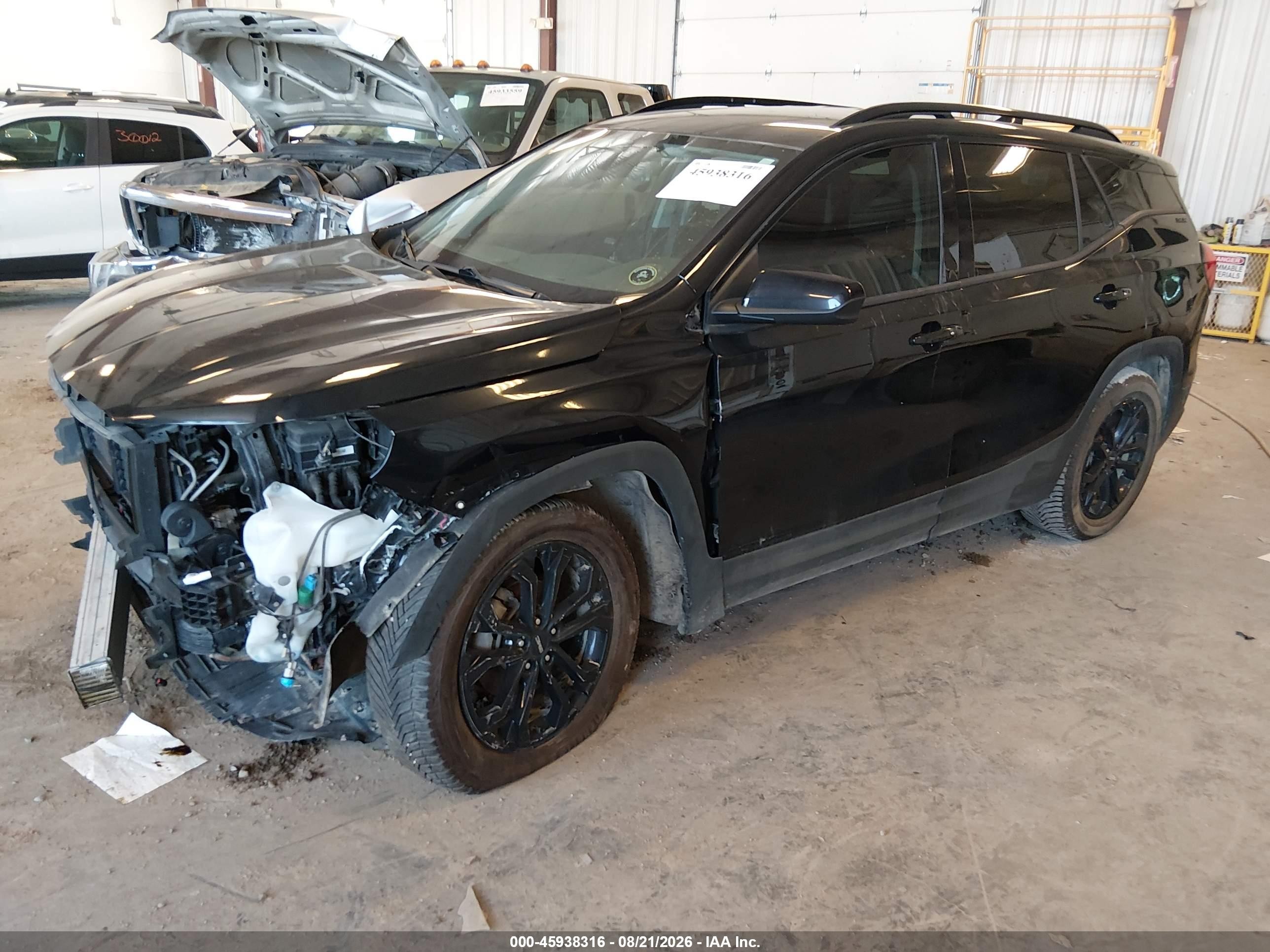 2020 Gmc Terrain Fwd Sle Black vin: 3GKALMEV0LL188926