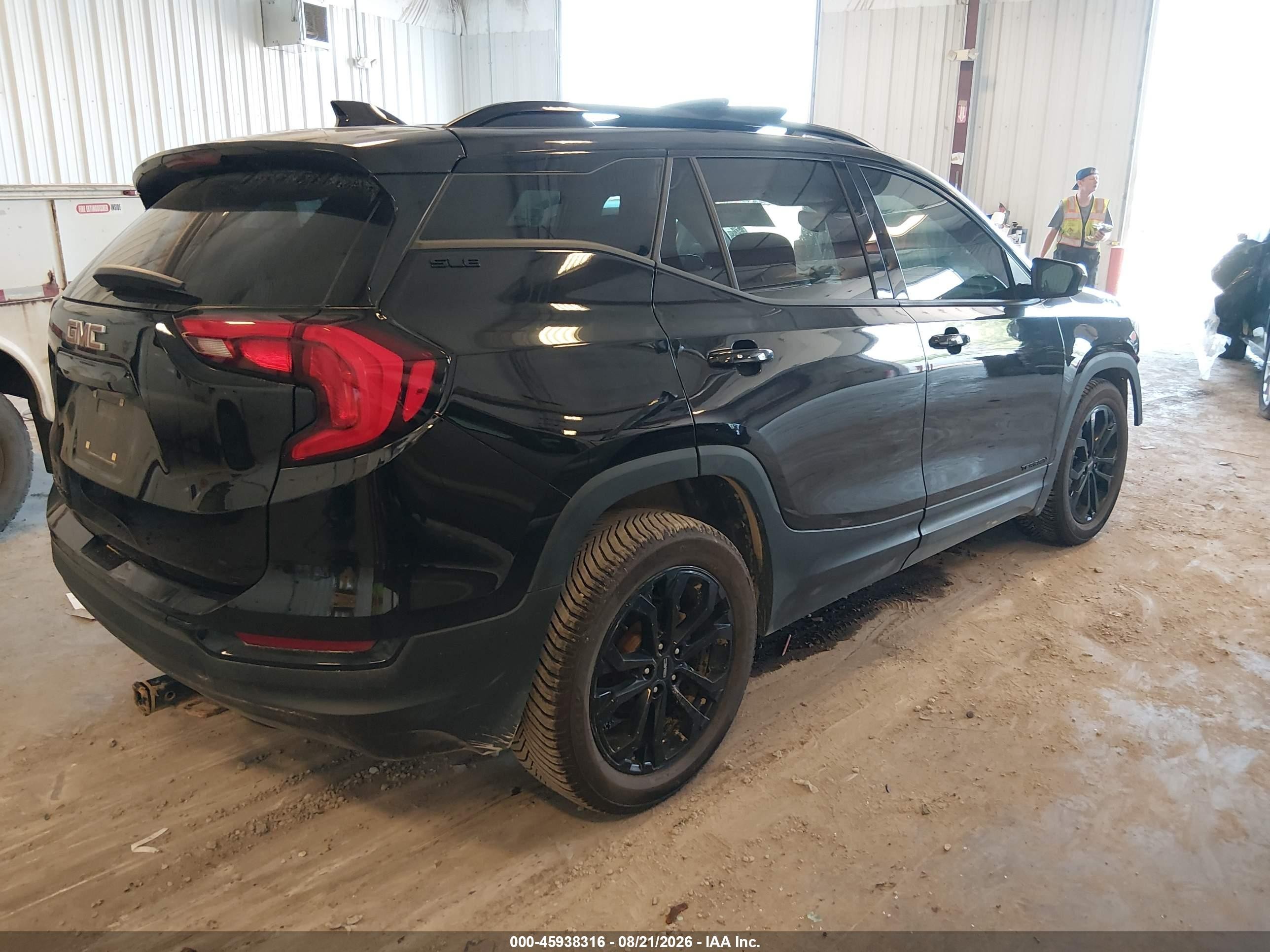 2020 Gmc Terrain Fwd Sle Black vin: 3GKALMEV0LL188926