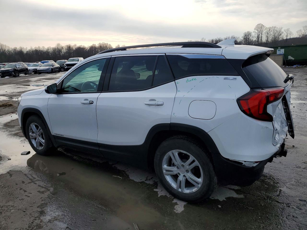 2020 Gmc Terrain Sle White vin: 3GKALMEV0LL193270