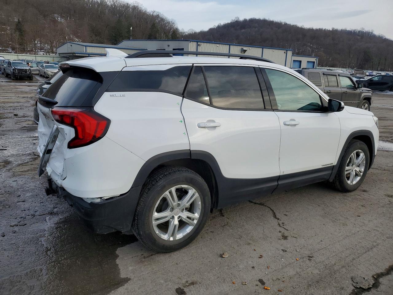 2020 Gmc Terrain Sle White vin: 3GKALMEV0LL193270