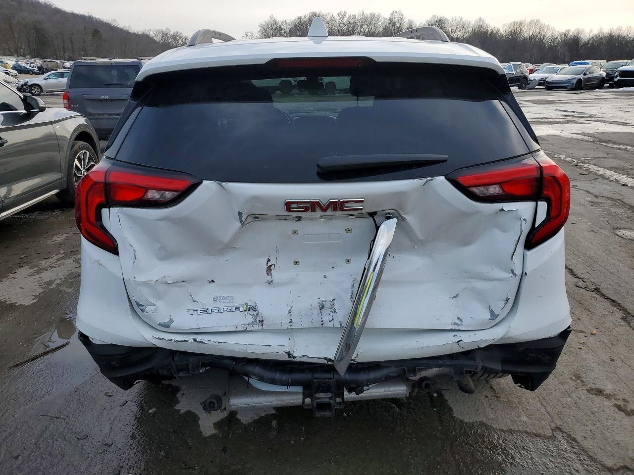 2020 Gmc Terrain Sle White vin: 3GKALMEV0LL193270