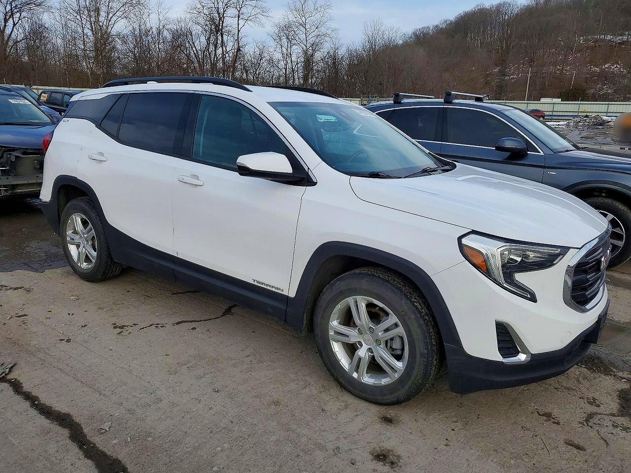 2020 Gmc Terrain Sle White vin: 3GKALMEV0LL193270
