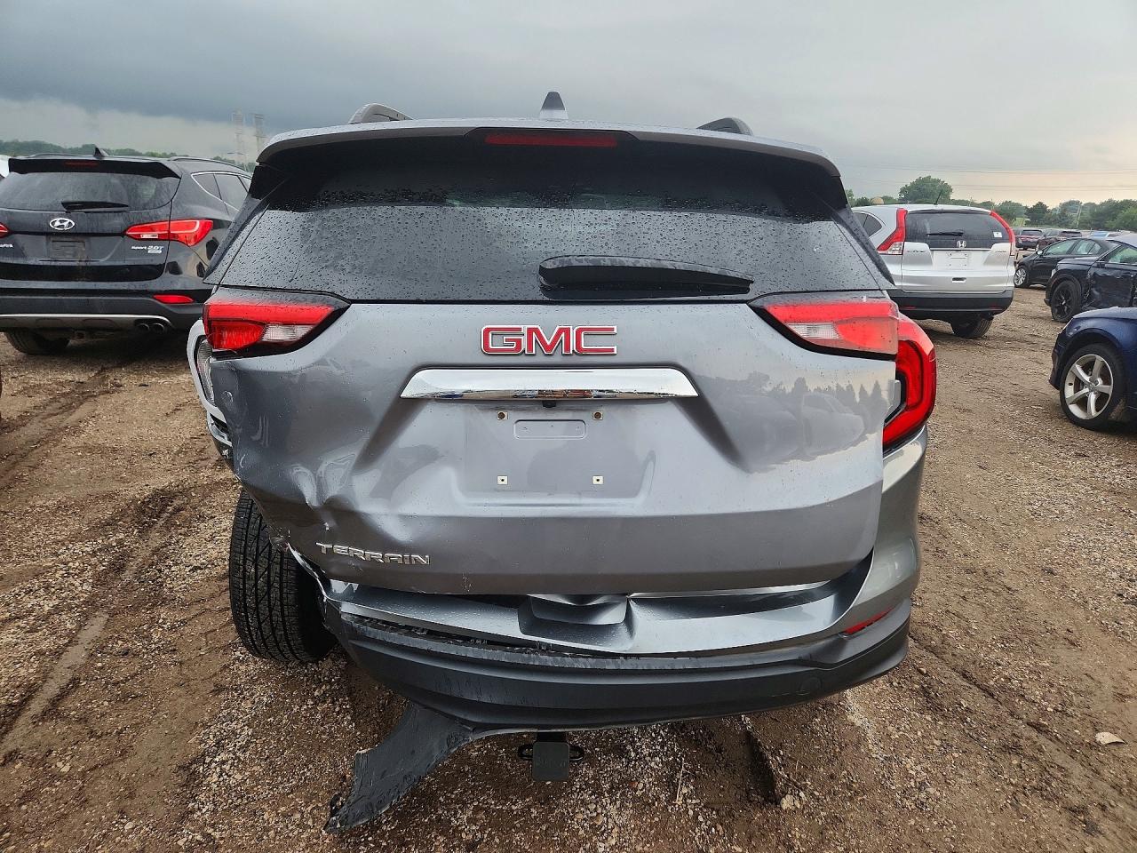 2021 Gmc Terrain Sle Gray vin: 3GKALMEV0ML305034
