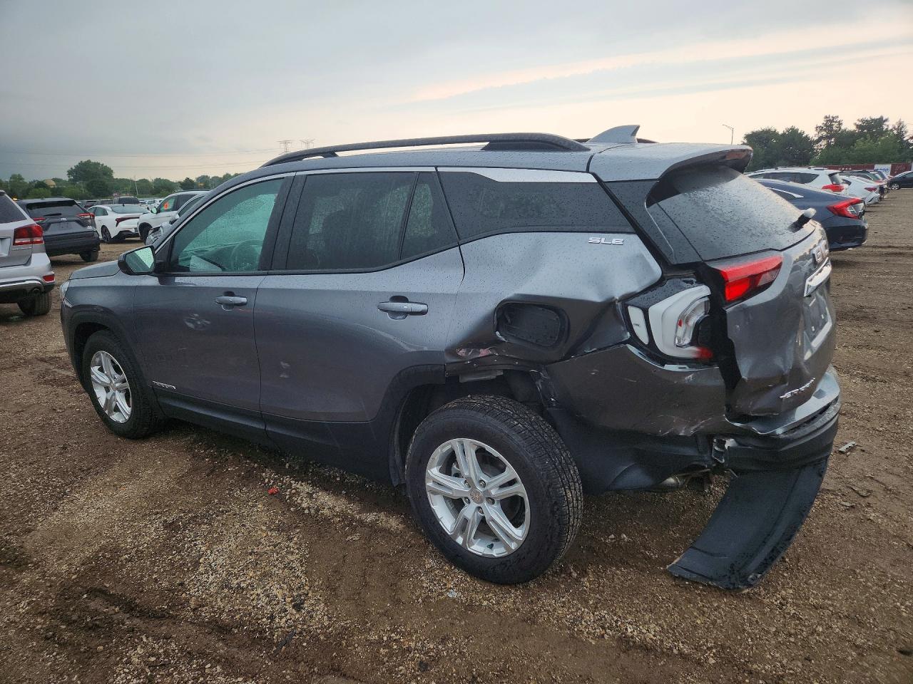 2021 Gmc Terrain Sle Gray vin: 3GKALMEV0ML305034