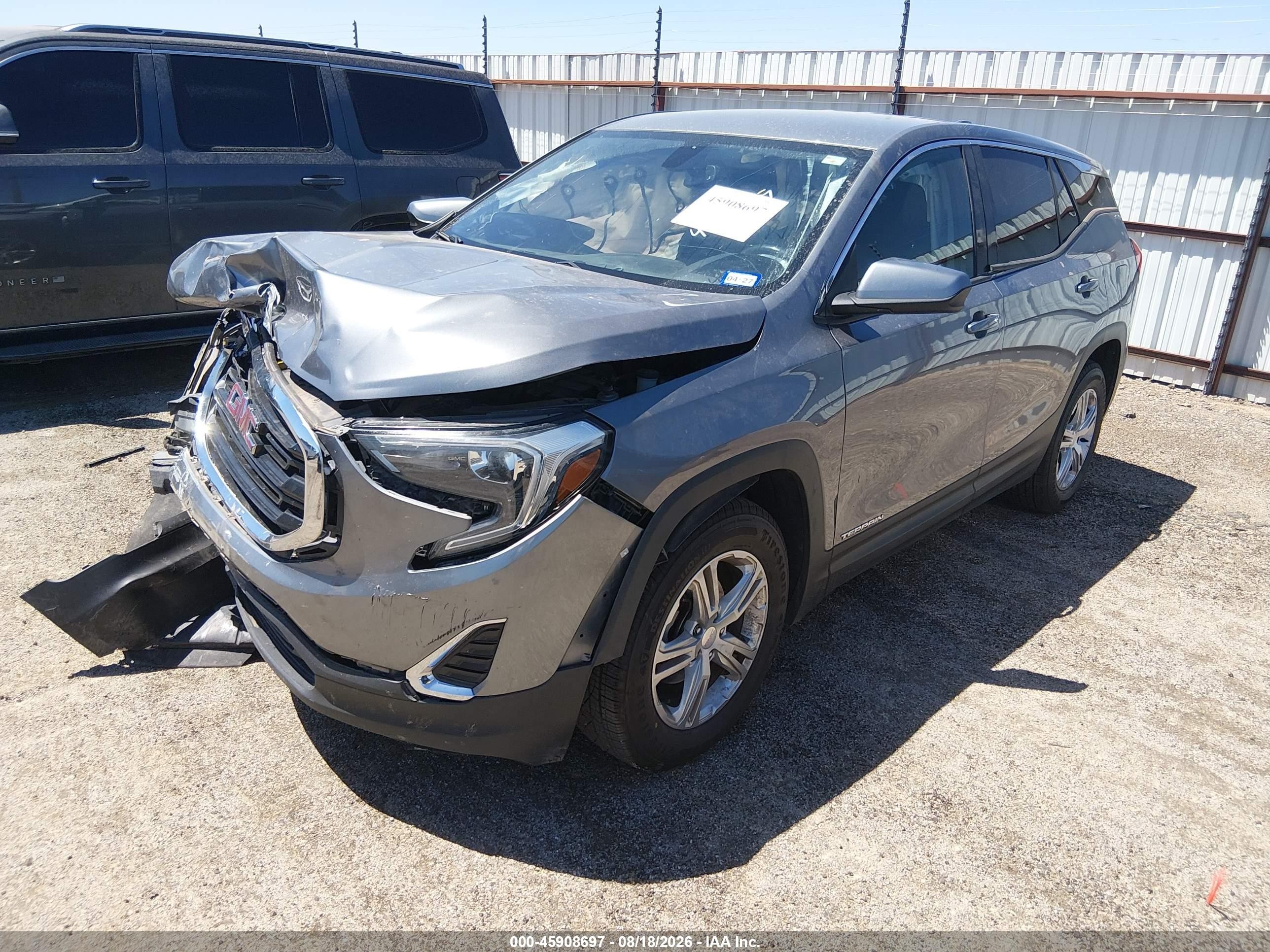 2018 Gmc Terrain Sle Gray vin: 3GKALMEV1JL364119