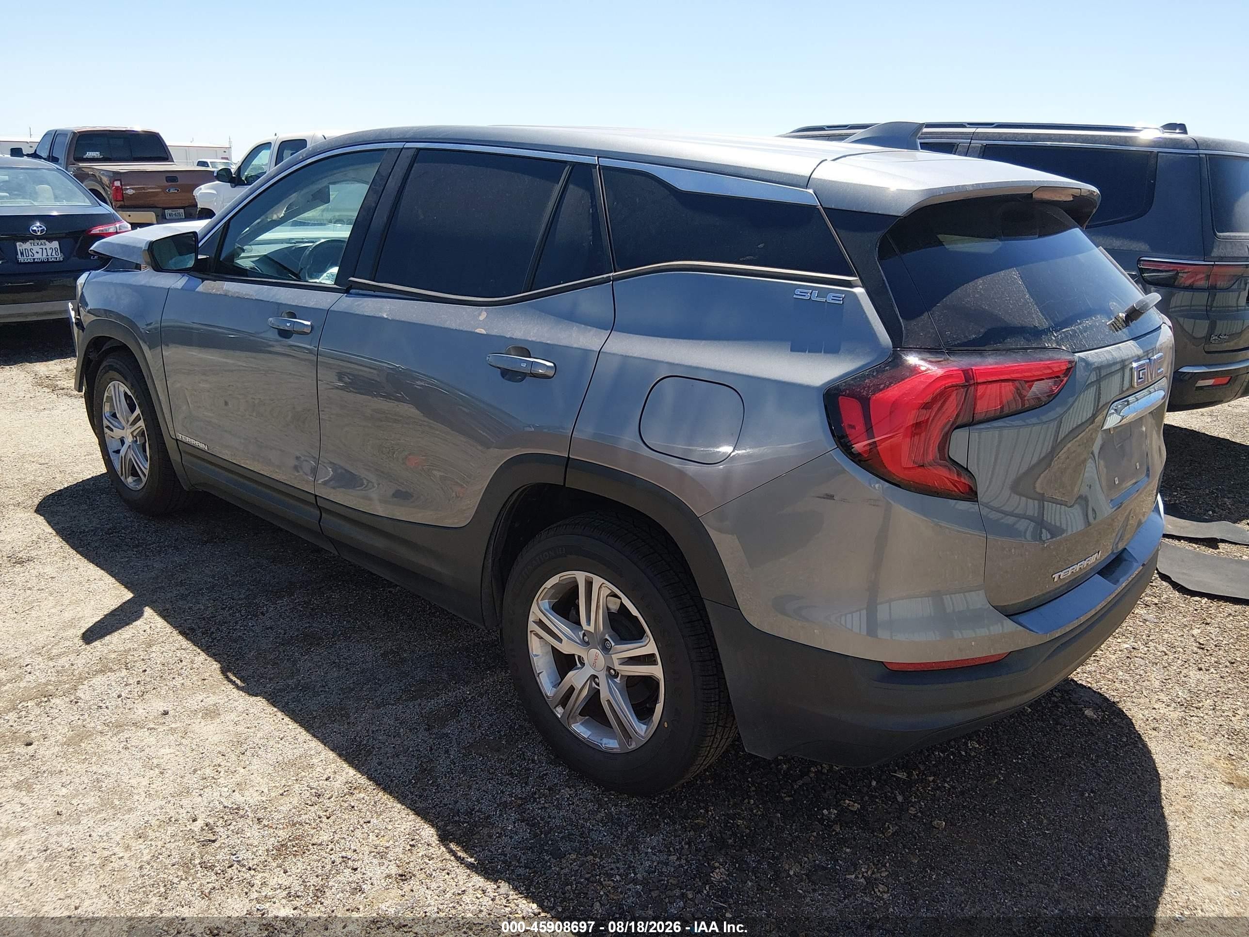 2018 Gmc Terrain Sle Gray vin: 3GKALMEV1JL364119