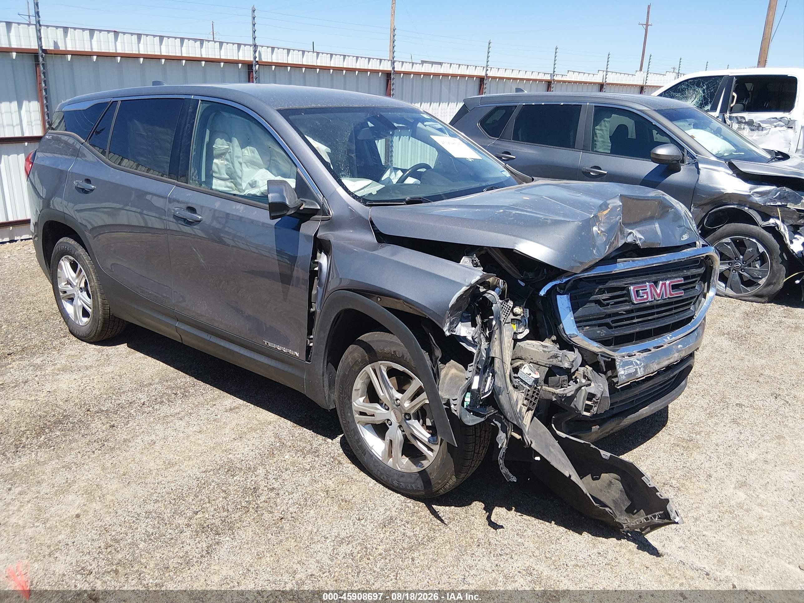 2018 Gmc Terrain Sle Gray vin: 3GKALMEV1JL364119