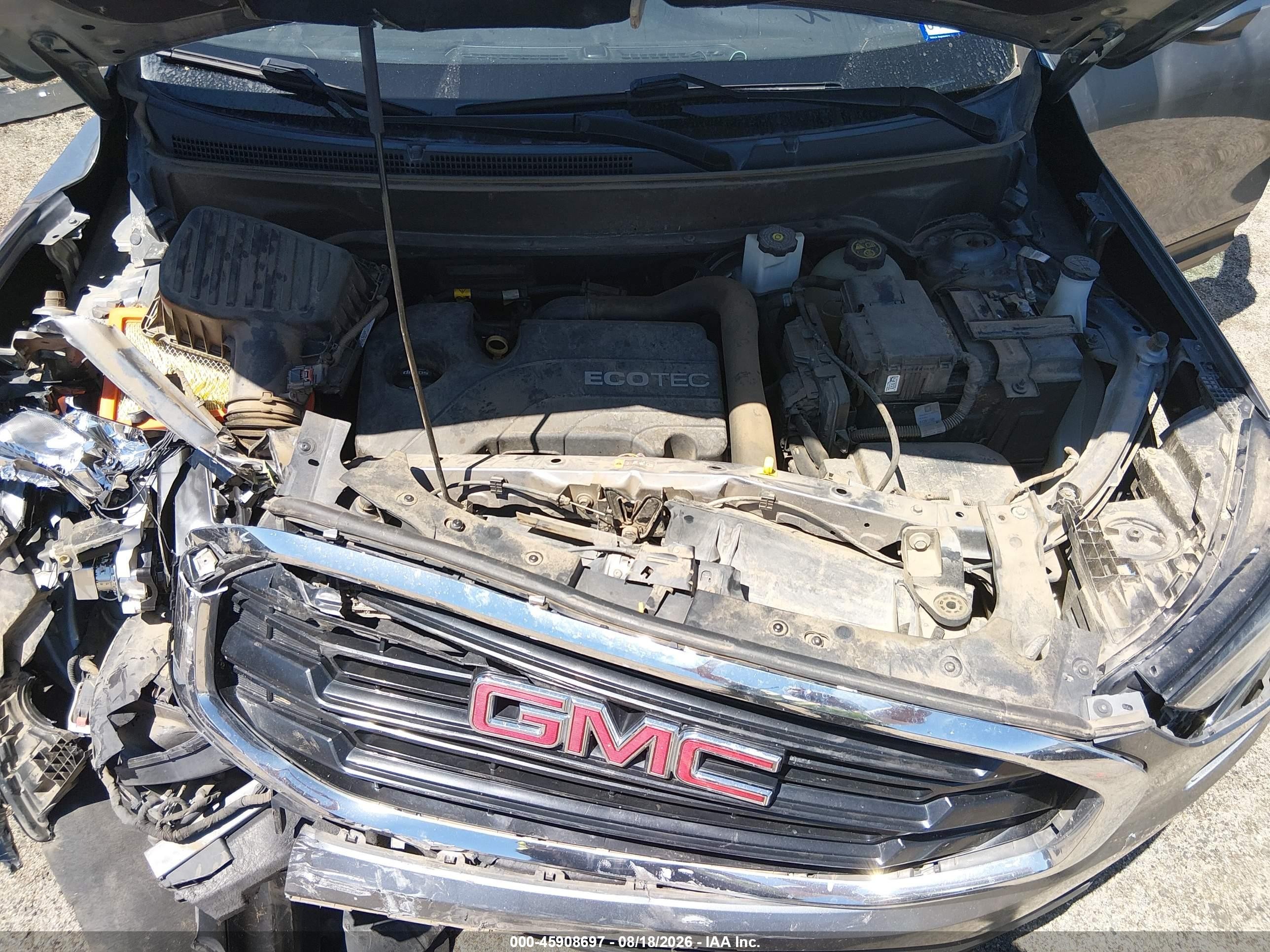 2018 Gmc Terrain Sle Gray vin: 3GKALMEV1JL364119