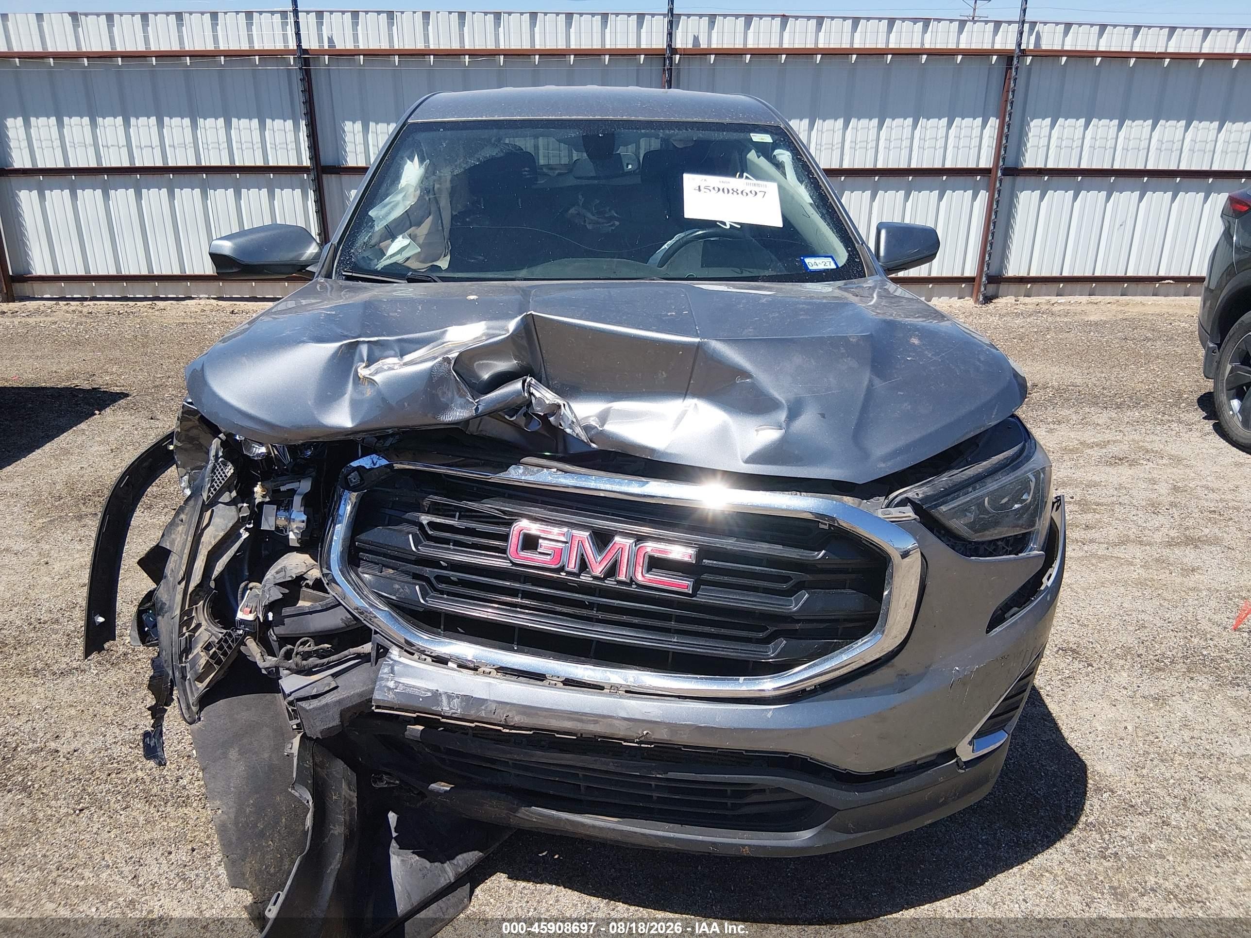 2018 Gmc Terrain Sle Gray vin: 3GKALMEV1JL364119